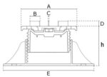 Podstawka tarasowa regulowana standard PLUS - fuga 4 mm - obrazek 5