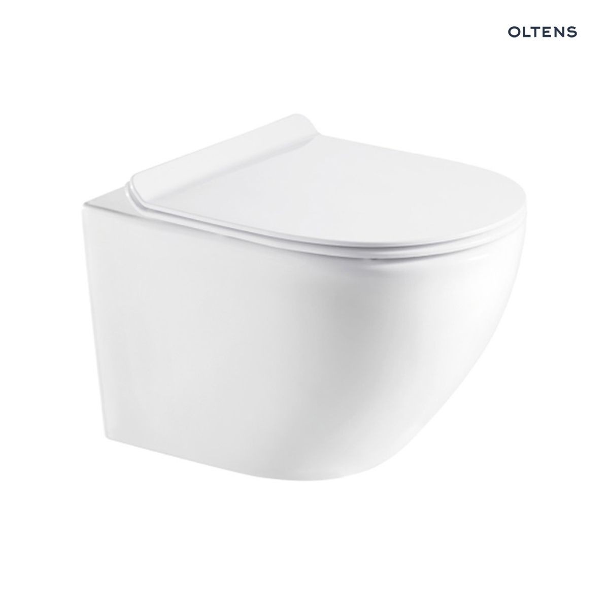 ZESTAW OLTENS HAMNES MISKA WC WISZĄCA PURERIM Z POWŁOKĄ SMARTCLEAN Z DESKĄ WOLNOOPADAJĄCĄ - obrazek 3