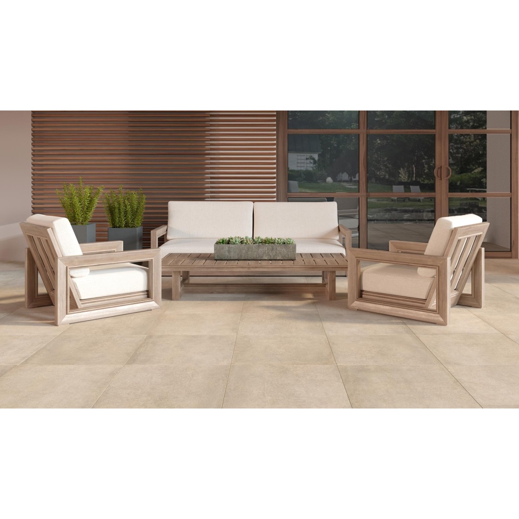 ZEUS CONCRETE SABBIA 60X60 2CM PŁYTKA TARASOWA GRESOWA - Płytki do ...