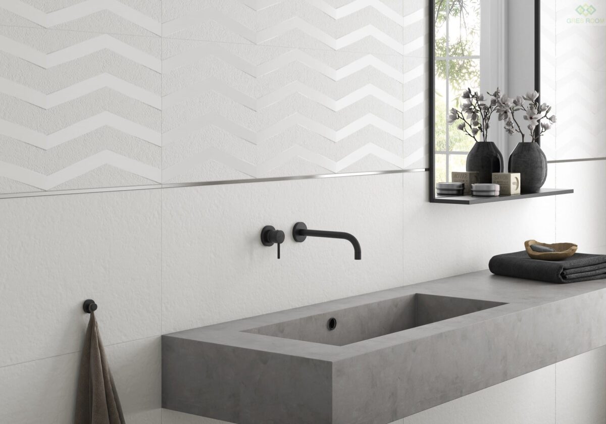 ARGENTA SAW WHITE 40X120 PŁYTKA ŚCIENNA - obrazek 2