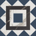 FIORANESE MARMOREA INTENSA DECO BLUEBERRY 20X20 MAT