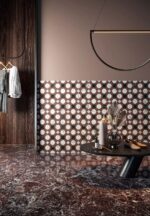 FIORANESE MARMOREA INTENSA DECO DUSTY MAUVE 20X20 MAT - obrazek 2