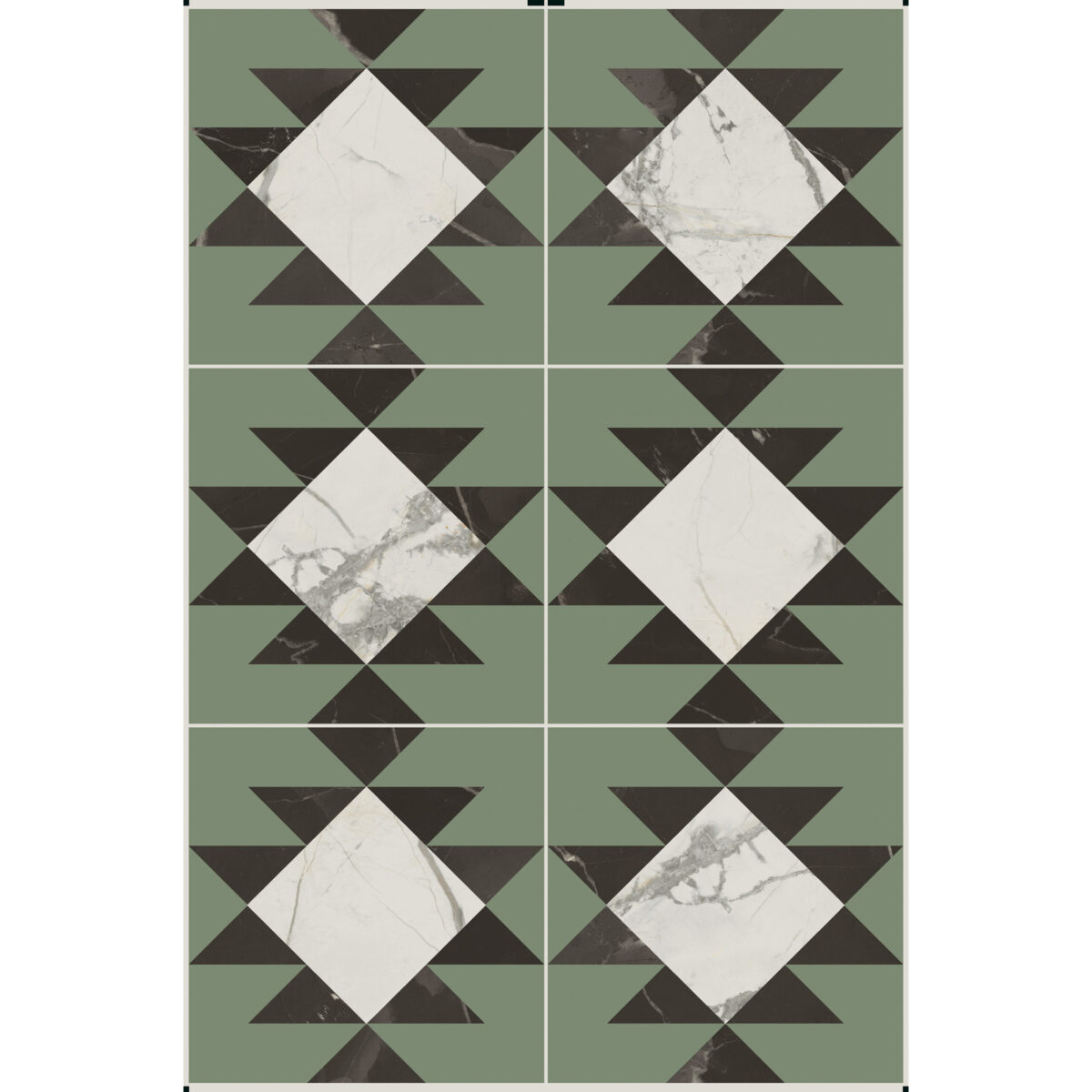 FIORANESE MARMOREA INTENSA DECO SAGE GARDEN 20X20 MAT - obrazek 2