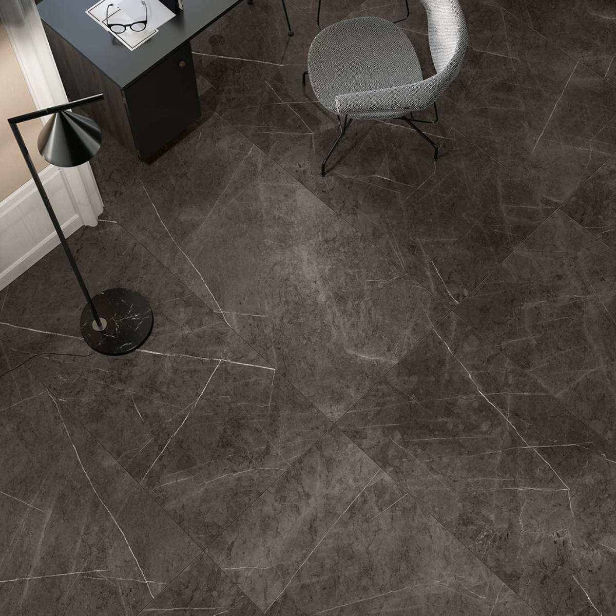 FIORANESE MARMOREA2 AMANI GREY 74X148 POŁYSK - obrazek 2