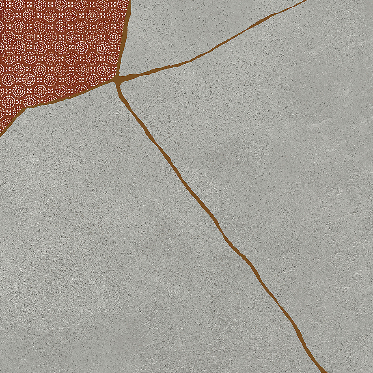FIORANESE KINTSUGI JAPAN HIBI FOG 60,4X60,4 MAT PŁYTKA GRESOWA - obrazek 2