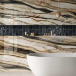 ABK SENSI 900 OYSTER GOLD 120X120 POŁYSK PŁYTKA GRESOWA - obrazek 3