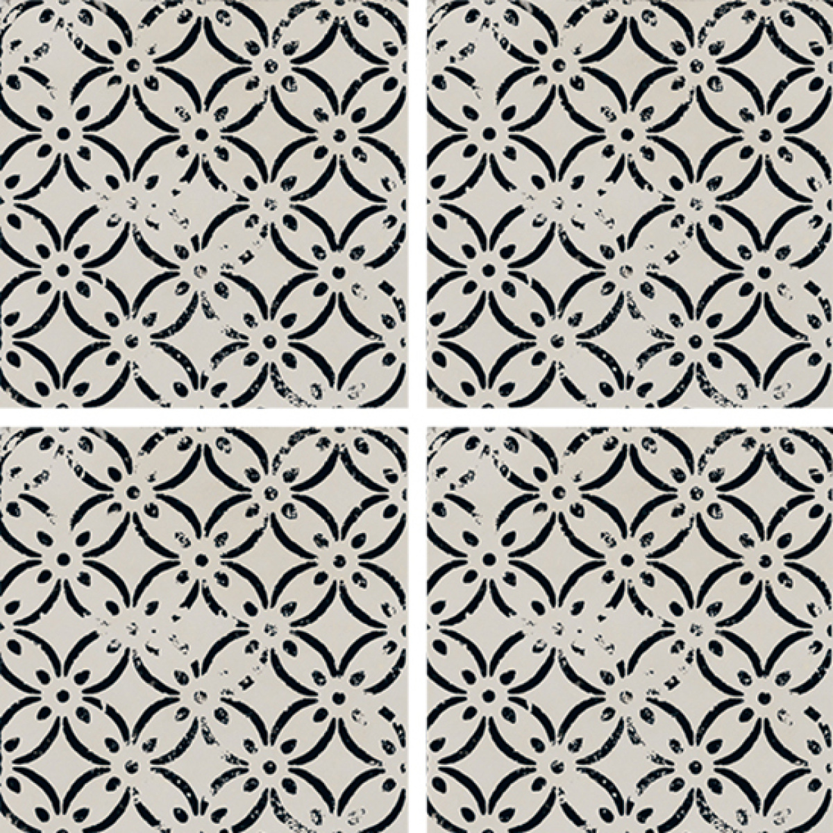 FIORANESE RIGGIOLE BIANCHI SINGOLI 20x20 DECO_4 MAT PŁYTKA GRESOWA - obrazek 2