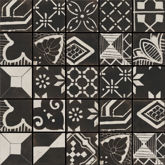 Ceramica-Fioranese_Nero-Mix-30x30-2 FIORANESE RIGGIOLE NERO MIX 30X30 MAT PŁYTKA GRESOWA - obrazek 1