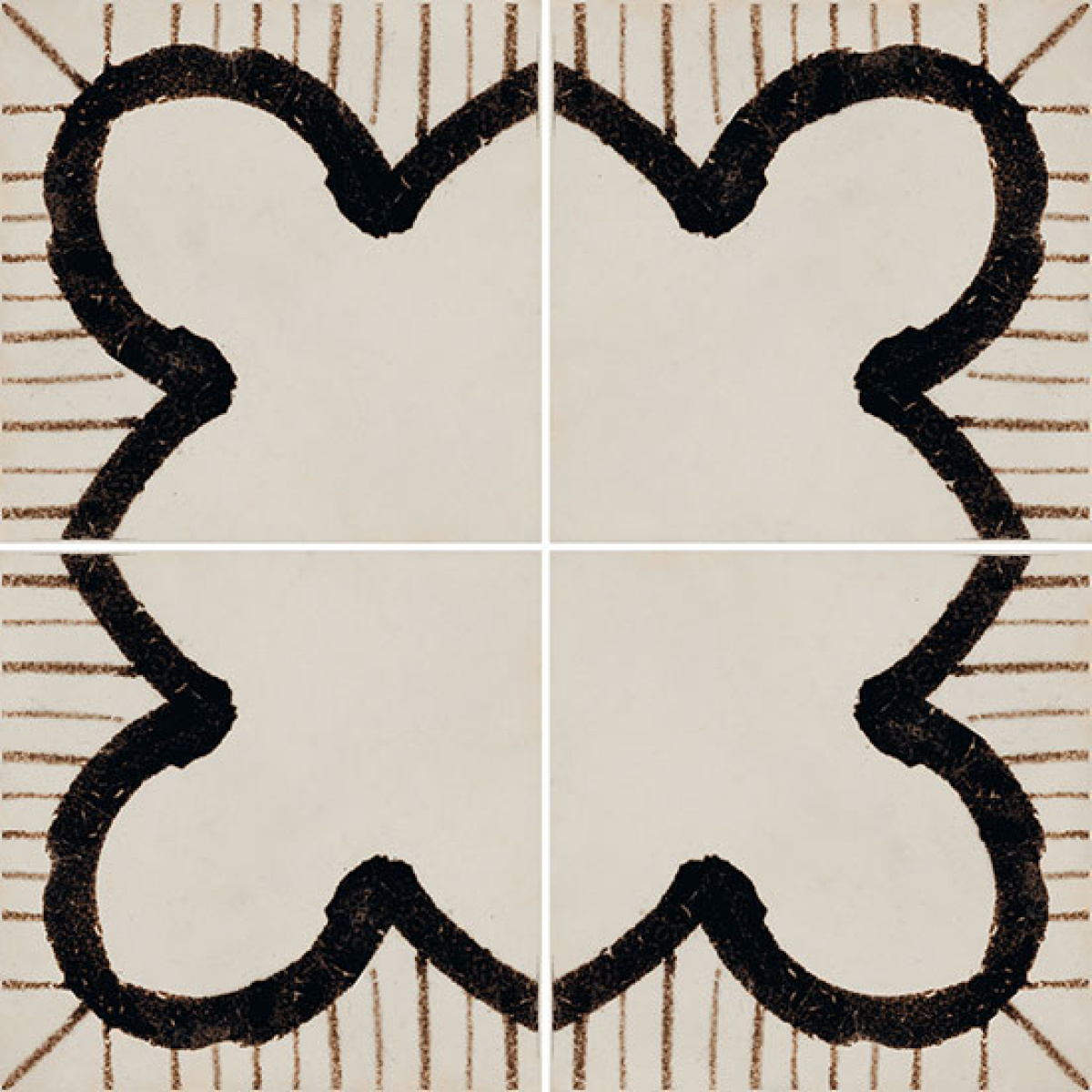 FIORANESE RIGGIOLE BIANCHI SINGOLI 90X90 DECO_1 MAT PŁYTKA GRESOWA - obrazek 2