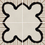 FIORANESE RIGGIOLE BIANCHI SINGOLI 90X90 DECO_1 MAT PŁYTKA GRESOWA - obrazek 2