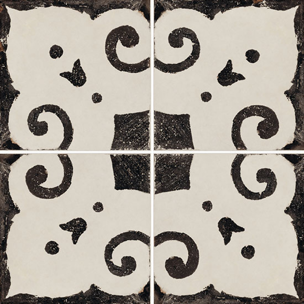 FIORANESE RIGGIOLE BIANCHI SINGOLI 90X90 DECO_3 MAT PŁYTKA GRESOWA - obrazek 2