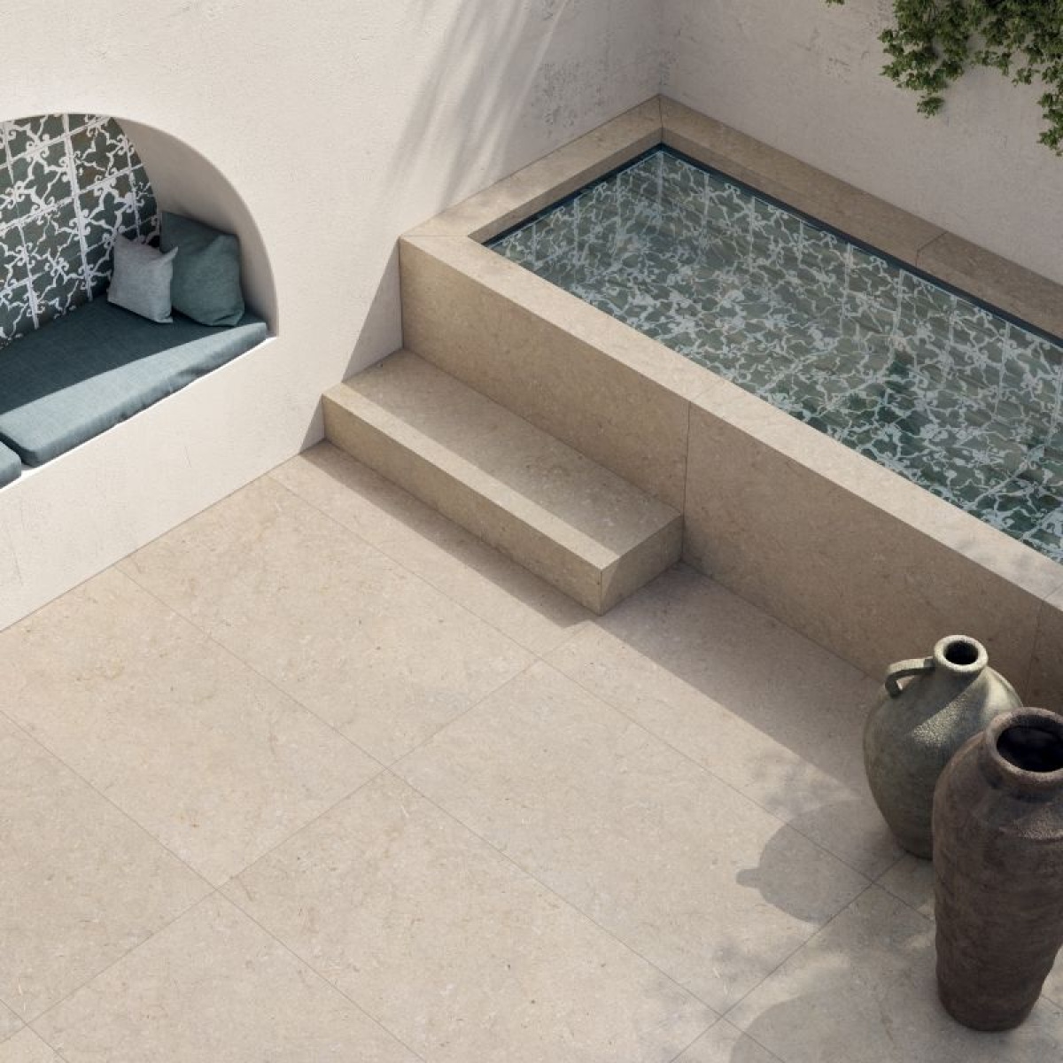 ABK POETRY STONE TRANI BEIGE 120X120 MAT - obrazek 2