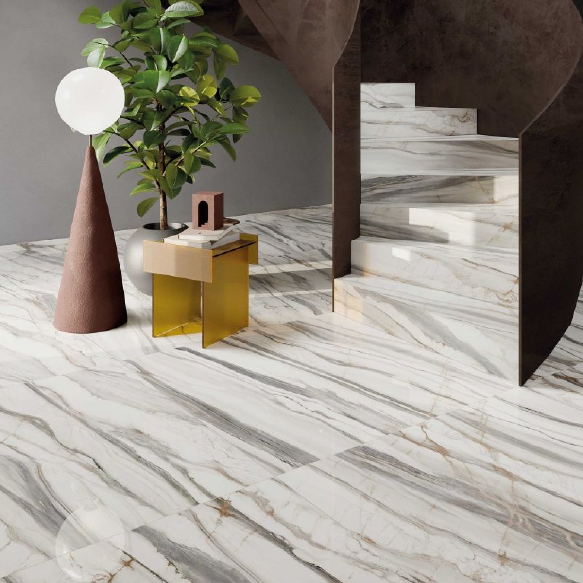 ABK SENSI 900 OYSTER WHITE 120X120 MAT PŁYTKA GRESOWA - obrazek 3