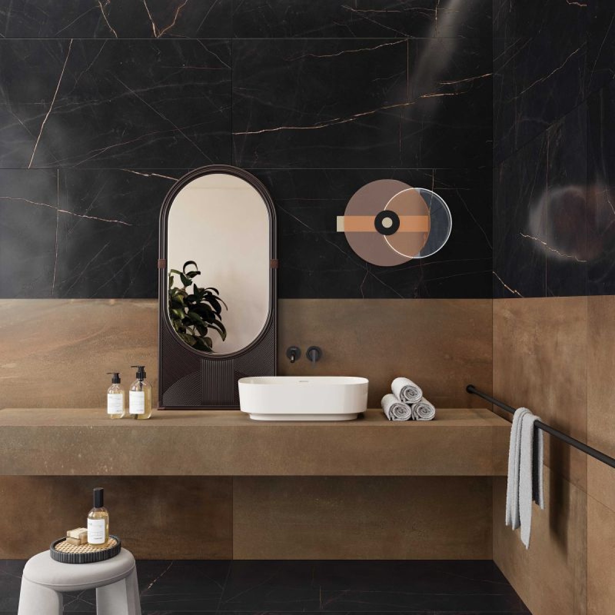 ABK SENSI 900 PRECIOUS BLACK 120X120 MAT PŁYTKA GRESOWA - obrazek 3