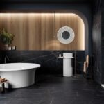 ABK SENSI 900 PRECIOUS BLACK 120X120 LAPP 3D PŁYTKA GRESOWA - obrazek 4