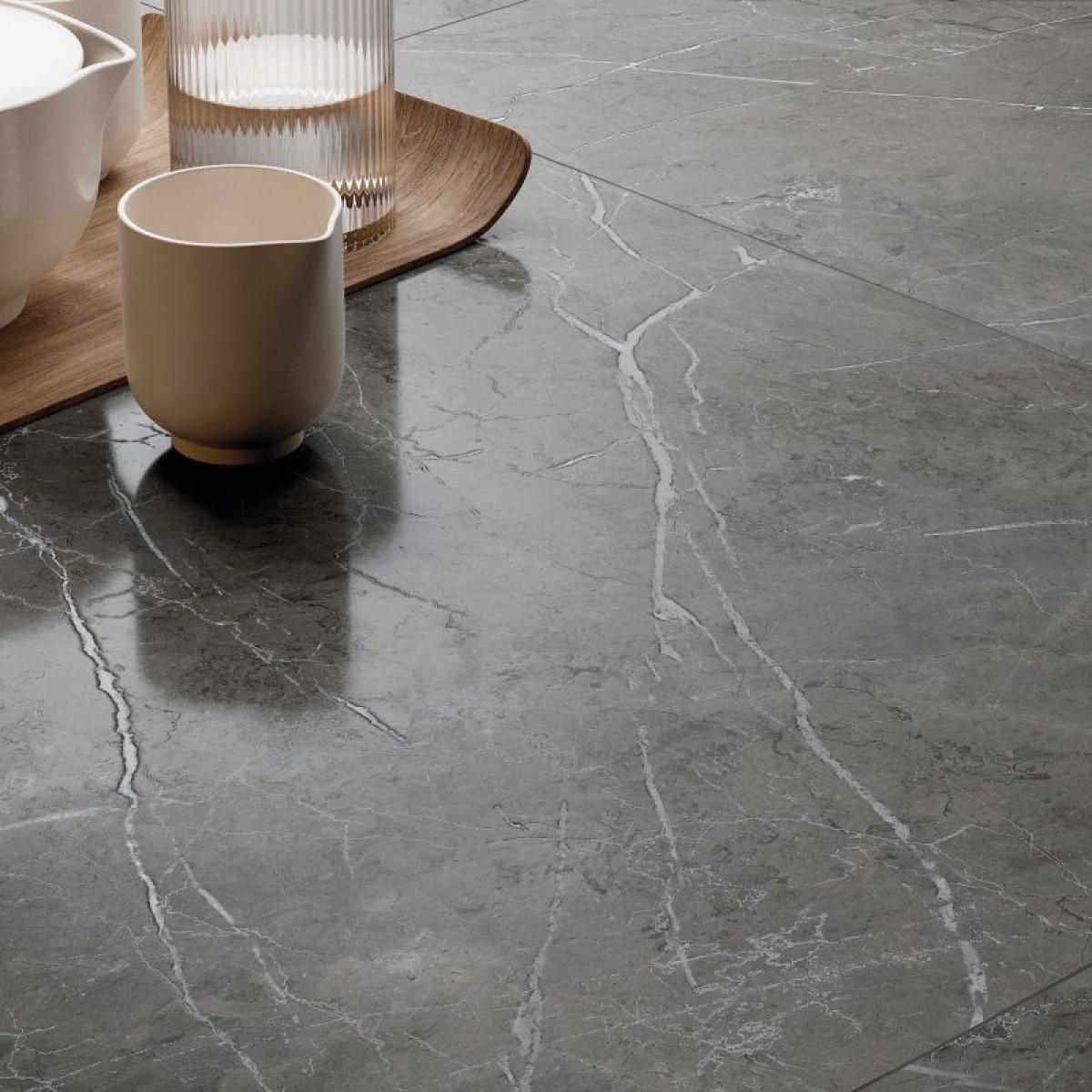 ABK SENSI 900 STONE GREY 120X120 POŁYSK PŁYTKA GRESOWA - obrazek 2