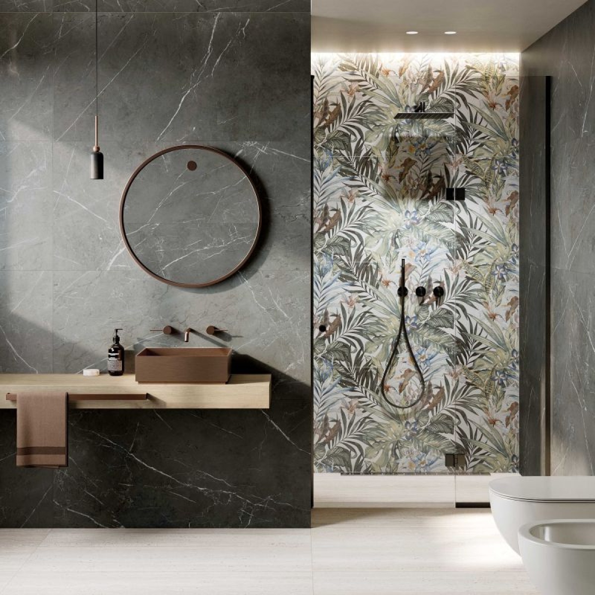 ABK SENSI 900 STONE GREY 120X120 POŁYSK PŁYTKA GRESOWA - obrazek 4