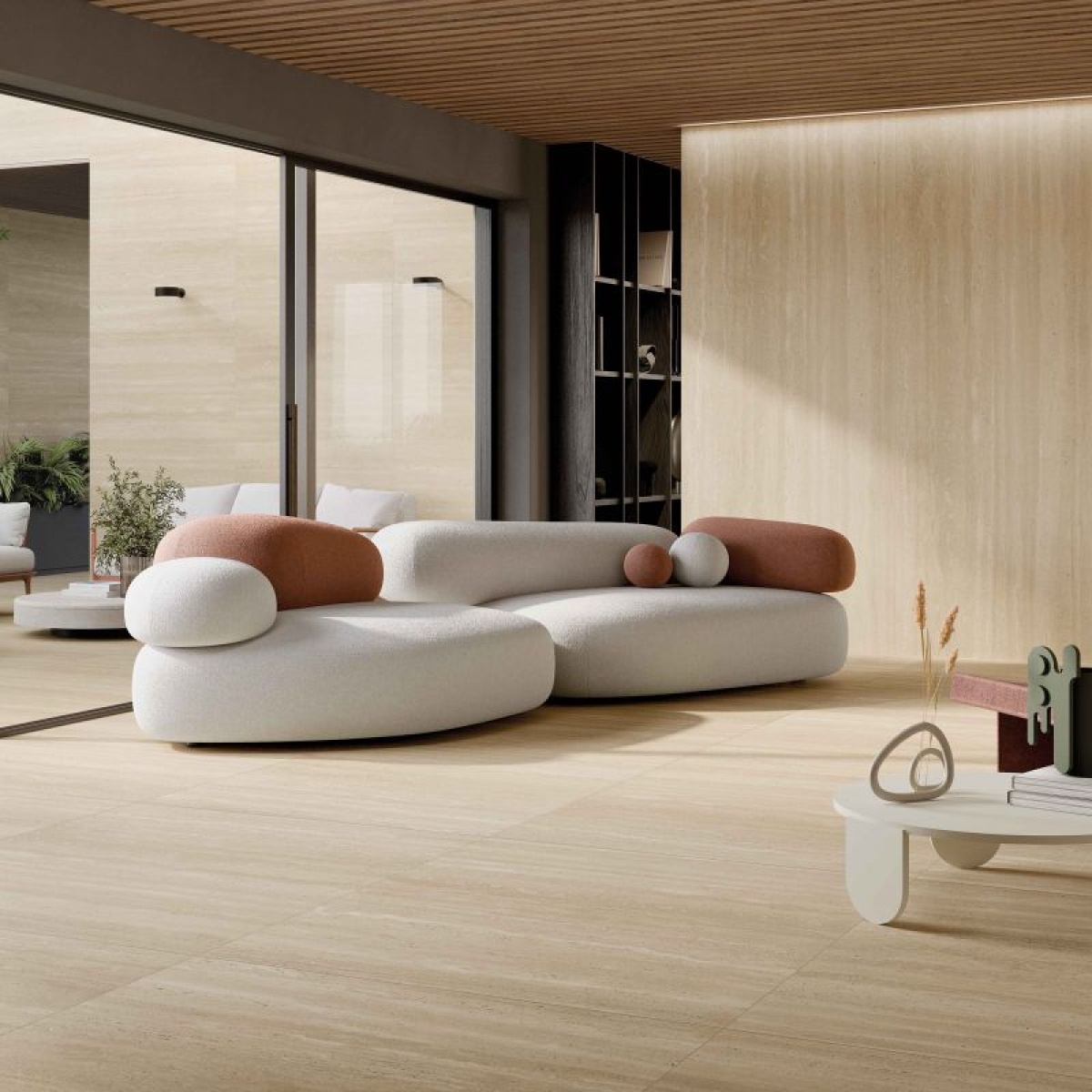 ABK SENSI ROMA CREAM 120X120 MAT PŁYTKA GRESOWA - obrazek 3