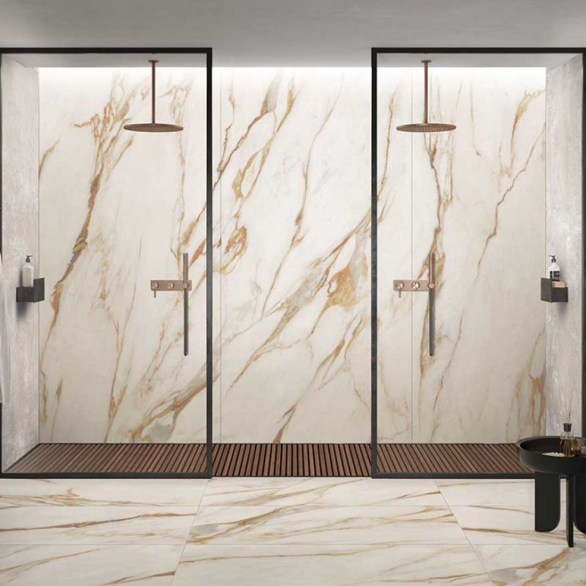 ABK SENSI SIGNORIA VENA ORO 120X120 MAT - obrazek 2