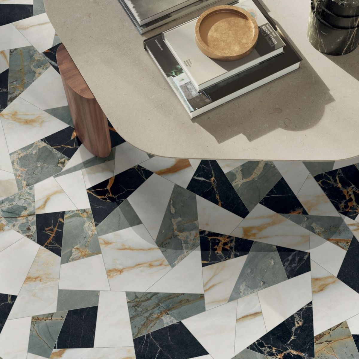 ABK SENSI OPUS CALACATTA DECO 120X120 POŁYSK - obrazek 2