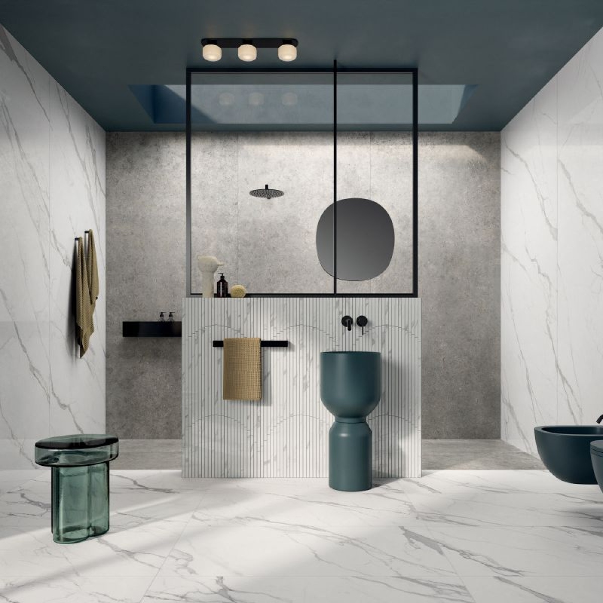 ABK SENSI SIGNORIA STATUARIO LIGHT 120X120 POŁYSK - obrazek 2
