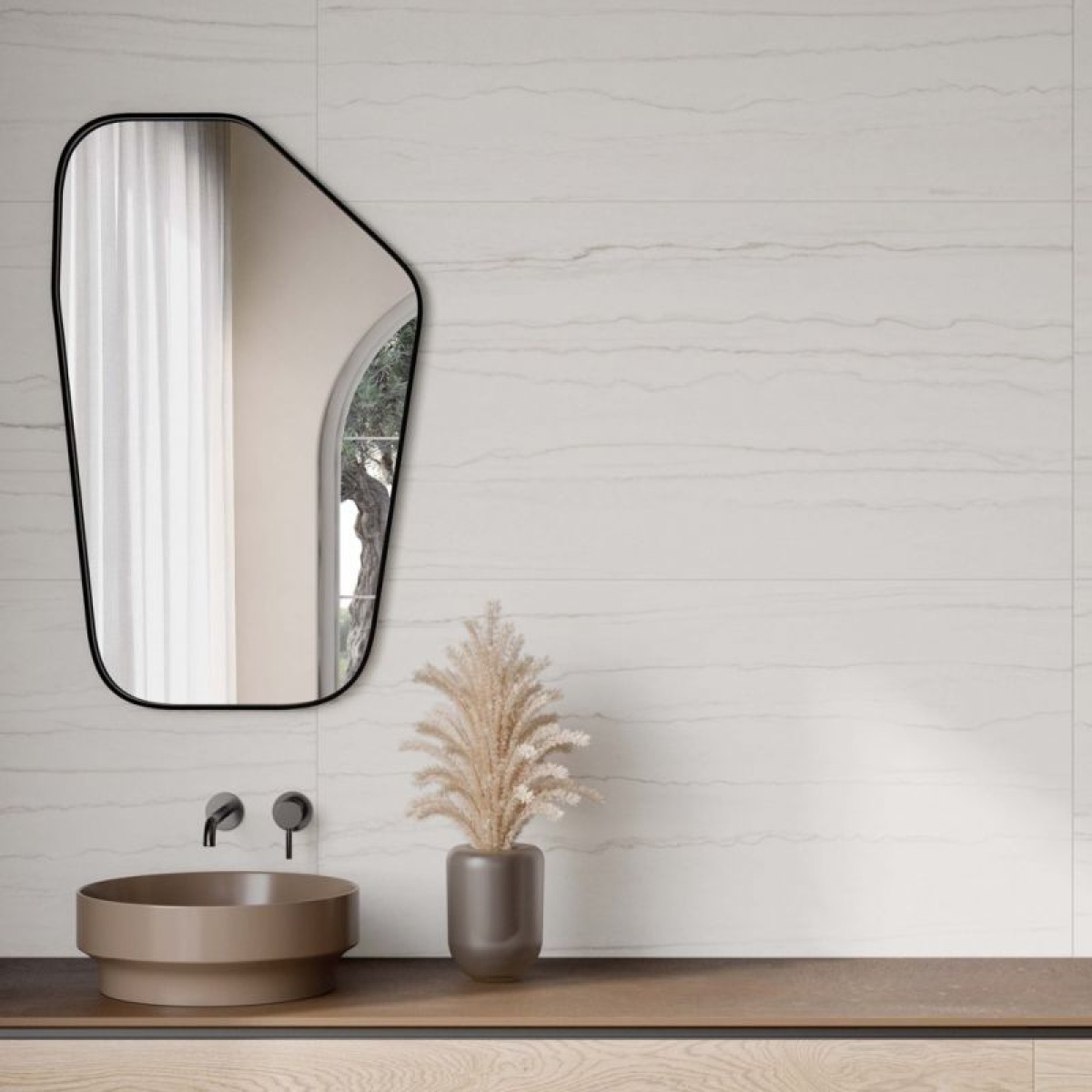 ABK SENSI NUANCE WHITE MACAUBAS 120X120 P-TECH PŁYTKA GRESOWA - obrazek 3