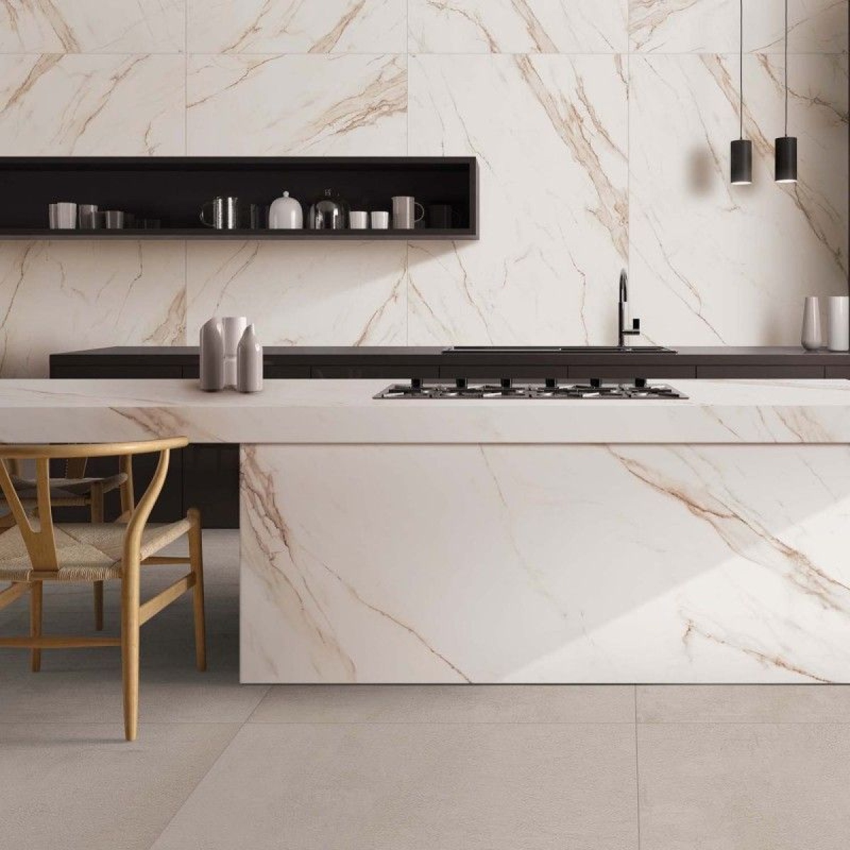 ABK SENSI UP CALACATTA GOLD 120x280 LUX PŁYTKA GRESOWA - obrazek 2