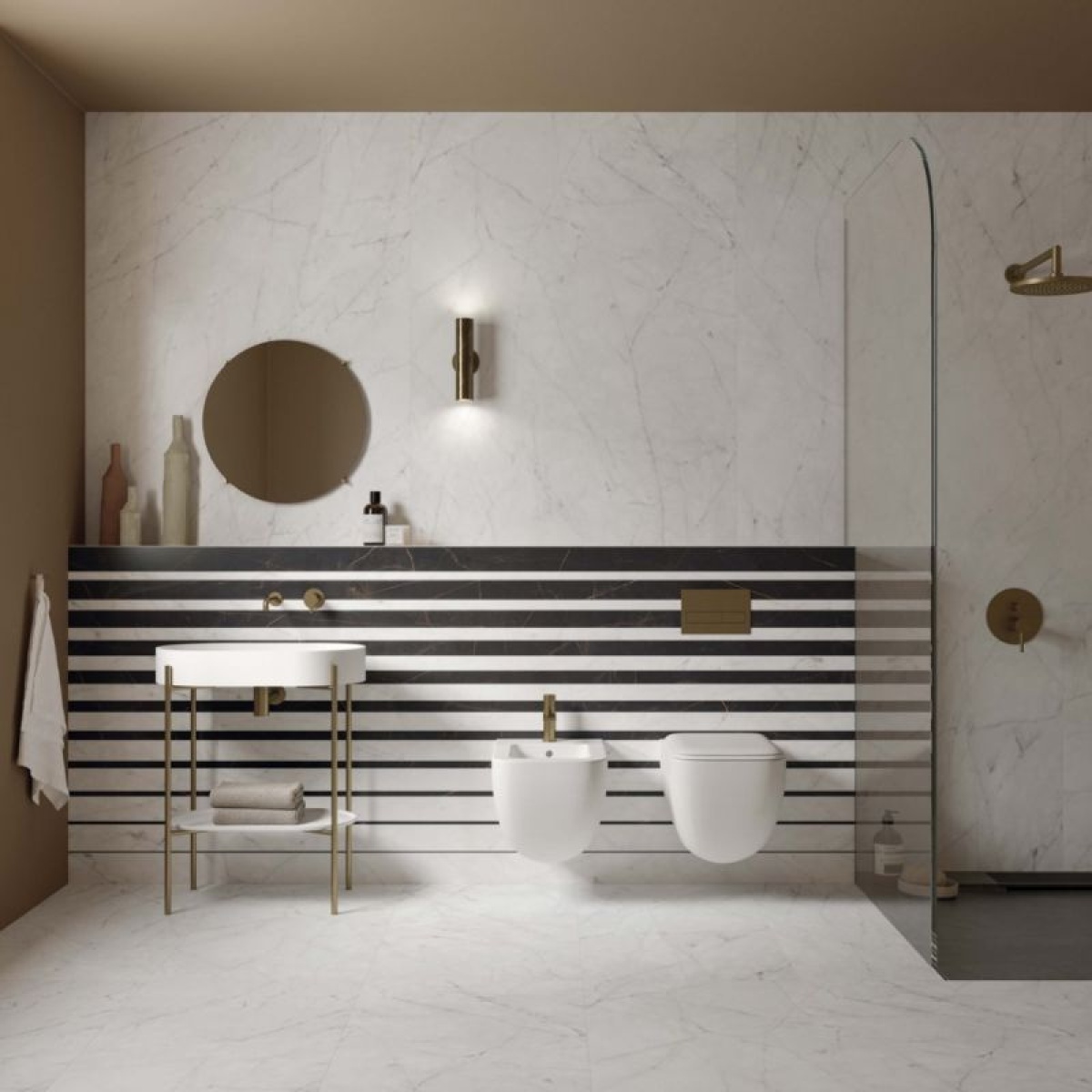 ABK SENSI FANTASY STRIPES 120x280 LUX 3D DECO GRES WIELKOFORMATOWY 6MM - obrazek 3
