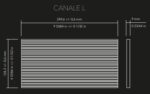 WOW CANALE L GRAPHITE 12,5X25 MATT - obrazek 3