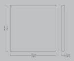 WOW DROPS NATURAL DROPS GRAPHITE 18,5X18,5 MAT - obrazek 3