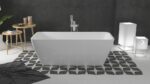 WOW DROPS NATURAL DROPS RHOMBUS DECOR GRAPHITE 18,5X18,5 MAT - obrazek 2