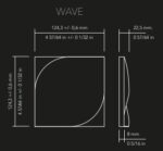 WOW WAVE GRAPHITE 12,5X12,5 MATT - obrazek 3