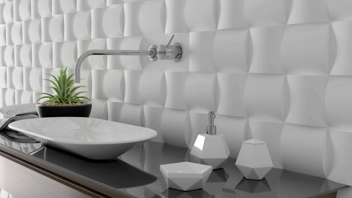 WOW ARCH ICE WHITE MATT 12,5X12,5 PŁYTKA ŚCIENNA - obrazek 3