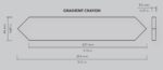 WOW GRADIENT CRAYON GREIGE 4,3X24,3 GLOSS - obrazek 3