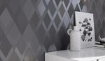 WOW FLOW DIAMOND DECOR BLACK 13.9X23.95 MATT - obrazek 2