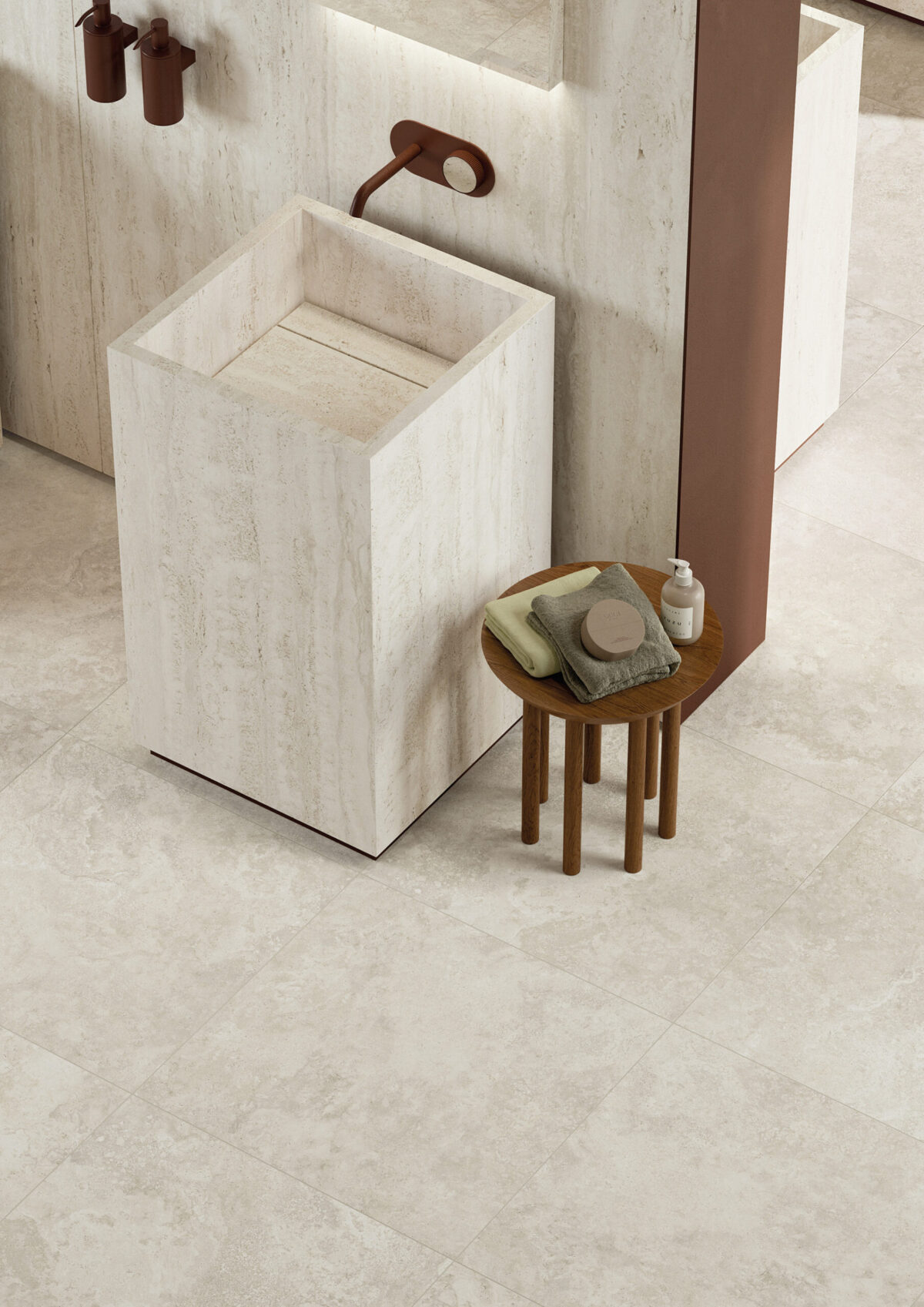 MIRAGE ELYSIAN EY 12 TRAVERTINO PEARLY CROSS 60X60 SP - obrazek 2