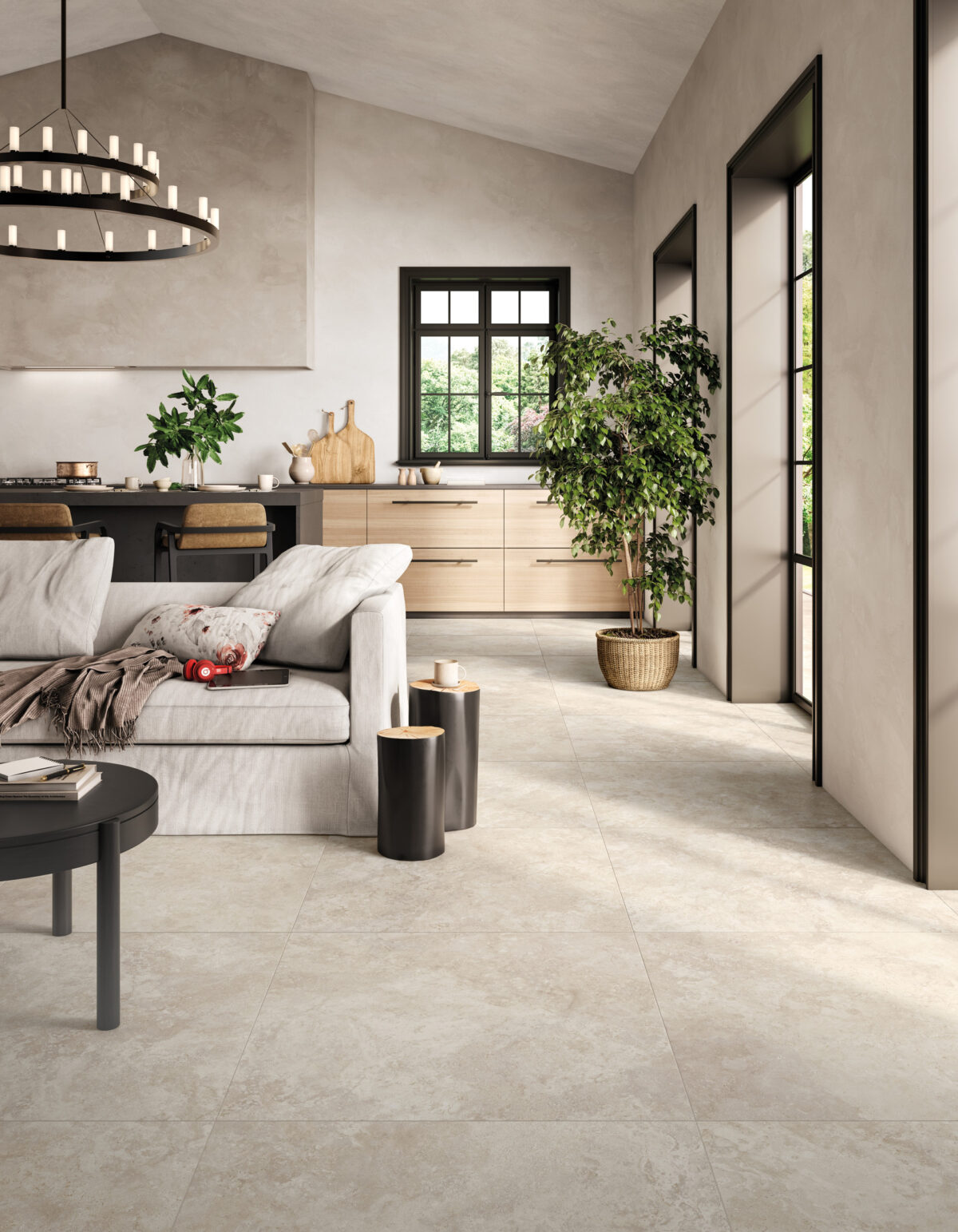 MIRAGE ELYSIAN EY 13 TRAVERTINO LIGHT CROSS 60X60 NAT - obrazek 2