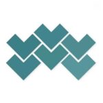 WOW ELLE FLOOR TEAL 18.5X18.5 MATT