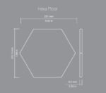 WOW FLOOR TILES HEXA FLOOR GRAPHITE 19,9X23 MATT - obrazek 3