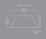 WOW FLOOR TILES TRAPEZIUM GRAPHITE 9.8X23 MATT - obrazek 3