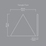 WOW FLOOR TILES TRIANGLE FLOOR GRAPHITE 20X23 MATT - obrazek 3