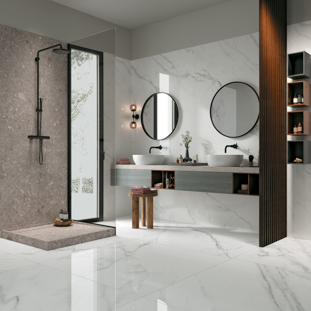 MIRAGE JEWELS 2.0 JW 14 STATUARIO VENATO 120X120 LUC - obrazek 2