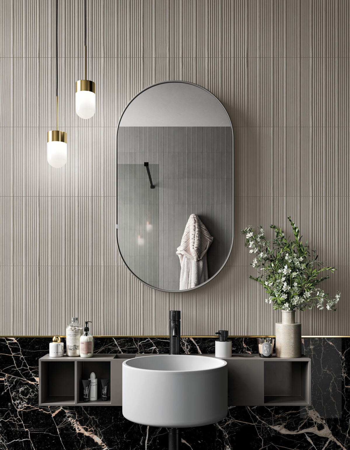 MIRAGE MAND MD 02 GRIGIO CHIARO ARMOR 30X45 - obrazek 2