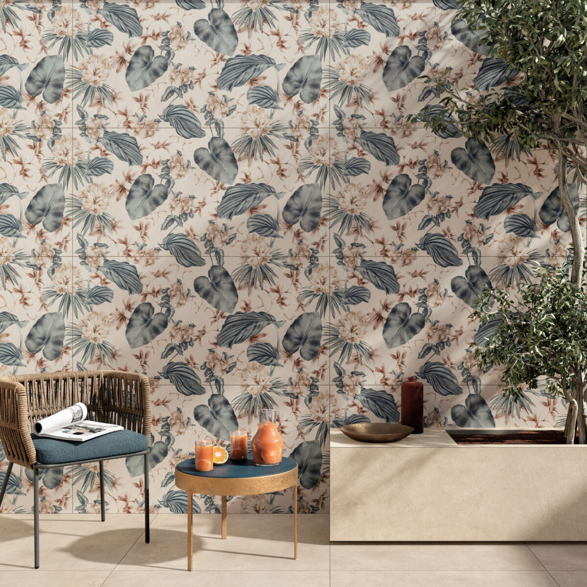 MIRAGE PAPIER JARDIN 60X120 MAT - obrazek 3