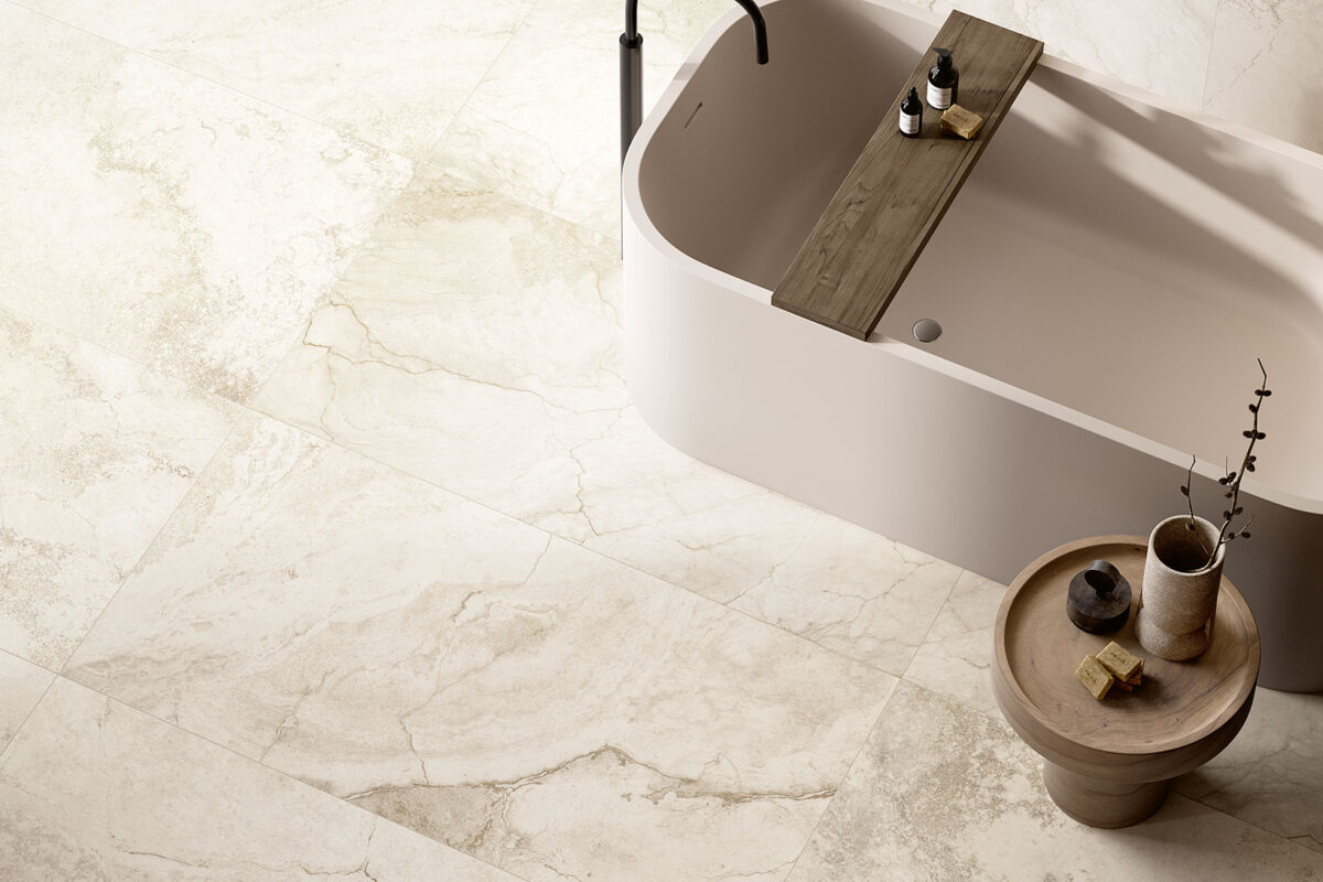 COEM WIDE TOUCH STONE WHITE 120X280 GRES WIELKOFORMATOWY 6MM - obrazek 2