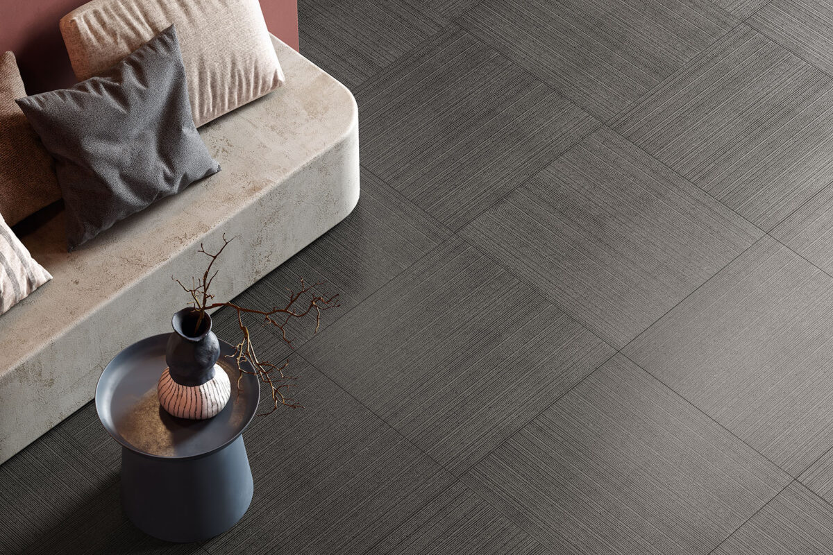 COEM TWEED STONE STRAIGHT BLACK 75X75 NAT - obrazek 2