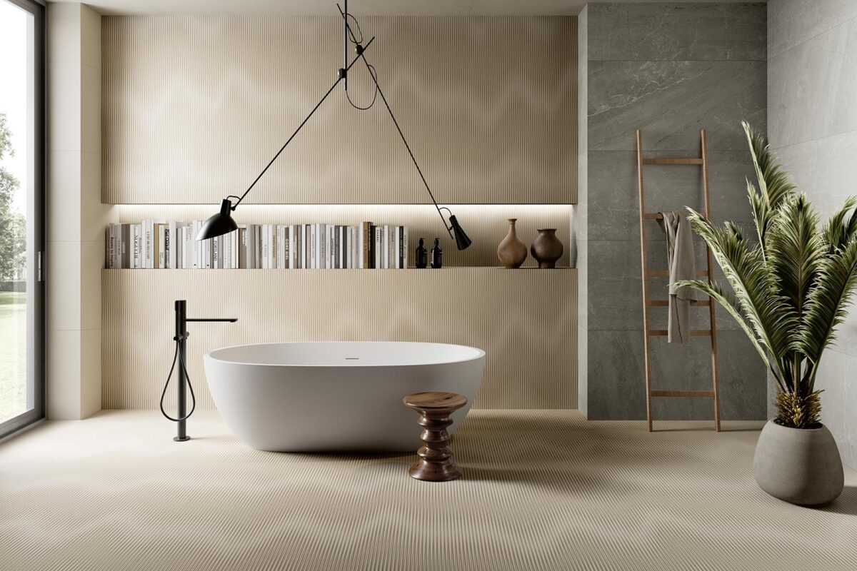 COEM WIDE MOIRE CLAY 120X280 GRES WIELKOFORMATOWY 6MM - obrazek 3
