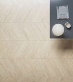 EMIL CERAMICA MIMESIS AVORIO 11X54 NAT CHEVRON PŁYTKA GRESOWA DREWNOPODOBNA - obrazek 2