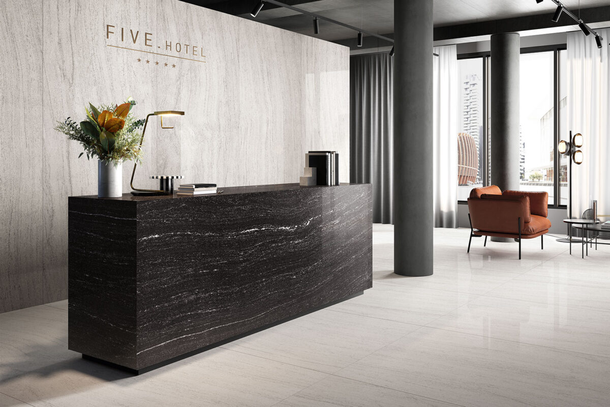 COEM WIDE GRANITO EFFECT BLACK 120X280 LEV GRES WIELKOFORMATOWY 6MM - obrazek 3
