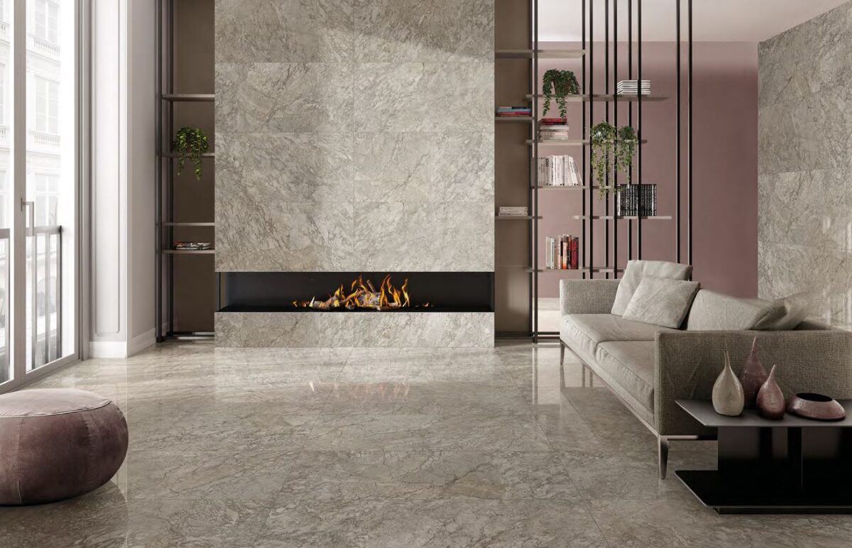 EMIL CERAMICA TELE DI MARMO BRECCIA BRAQUE 120X278 POŁYSK PŁYTKA GRESOWA WIELKOFORMATOWA 6,5 MM - obrazek 2